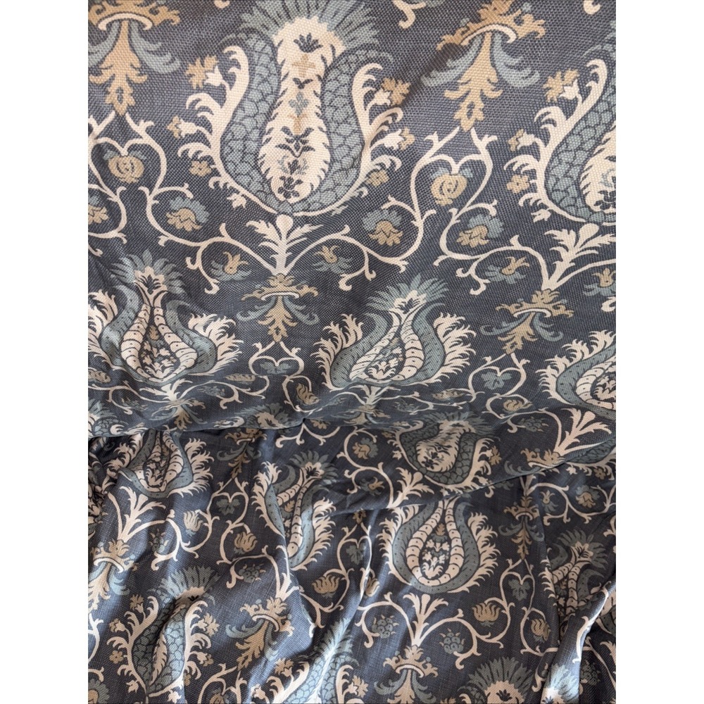 Eastern Accents King Duvet bed Cover blanket quilt Linen comforter Luxury 100x92